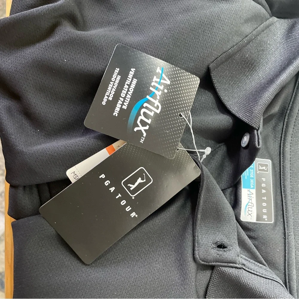 PGA Tour Airflux Black Polo Shirt, 3XL NWT - Picture 5 of 9